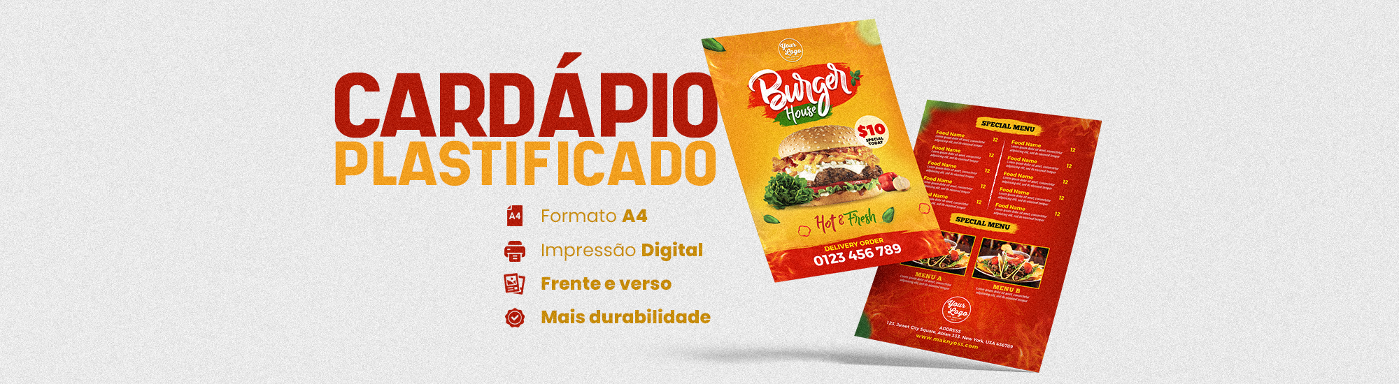 Banner Cardápio 